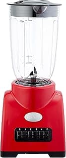 chef model blender 450 watts durable beaker + mill easy to clean modern design red color