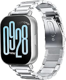 Link Model Steel Band Compatible with Xiaomi Redmi Watch 5 Active/Redmi Watch 5 Lite/Watch 2/2Pro/S3/S1/S1Pro/S1Pro/S1 Active Anti-rust Strap
