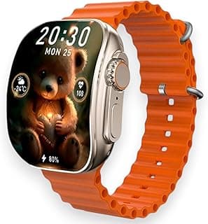 Smartwatch X10 ultra 3 with 2.20 inch curve display, wear.fit pro app, Smart Watch support NFC,voice assistant,CHAT GPT, for all Smart Phones 2025 NEW color (Gold)