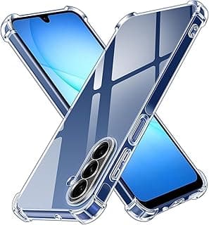 جراب شفاف مقاوم للصدمات متوافق مع سامسونج Galaxy A17