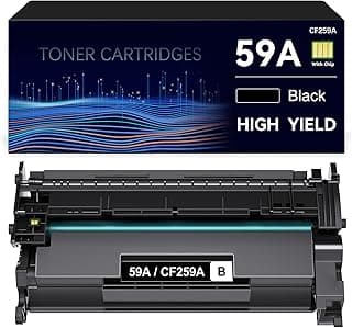 خرطوشة حبر سوداء 59A عالية الانتاجية بديلة لطابعة اتش بي 59A CF259A 59X CF259X متوافقة مع طابعة اتش بي كولور برو M404dn M404dw M404n M428fdw M428dw M428fdn M404 M428 M304a M406 M430f