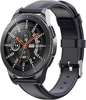 حزام ساعة ذكية جلد طبيعي فاخر 22مم لهواوي GT5 Pro GT5 GT4 GT3 GT2 / Watch Buds / Watch Ultimate / سامسونج Galaxy Watch3 45mm Watch 46mm Gear S3 / هونر / شاومي / امازفيت