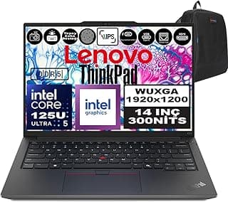 Lenovo Thinkpad E14 Gen6 Intel Core Ultra 5 125U 32GB 2tb SSD Intel Ai Boost 14" Wuxga IPS Windows 11 Pro Portable PC 21M7002PTXP11 + Zetta Case