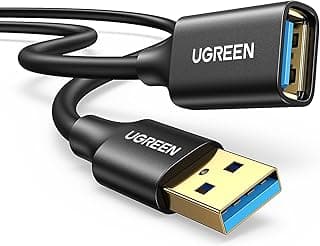 كابل من يو جرين بطول 2 متر نوع USB 3.0 متوافق مع PC وأجهزة الألعاب والشاشات