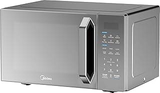 Microwave EG0P042MX-S Grill, Digital, 1000W, 6 Auto Menus, 11 Power level, Eco Mode, 32L Silver with Mirror Door