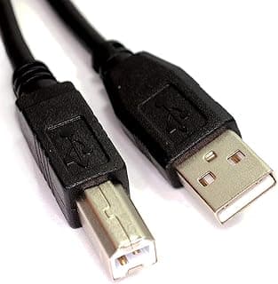كابل طابعة USB 2.0 عالي السرعة بطول 5 متر (اسود)، لالطابعات