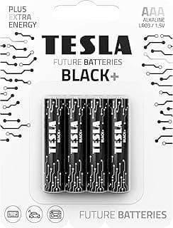 بطاريات AAA قلوية من Black+ - طاقة إضافية، عبوة بليستر 4 قطع LR03/1.5V