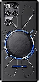 جراب TPU أسود جيمنج فاخر متوافق مع Nubia Red Magic 11 Pro/RedMagic 11 Pro/RedMagic 11 Pro plus/RedMagic 11 Pro+ (أسود)