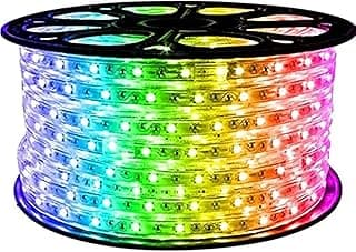 شريط اضاءة LED بخاصية RGB متعدد الالوان بزر تحكم للدواية الكهربائية- بطول 2 متر