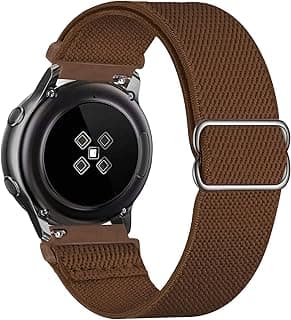 Strap Nylon Loop 20MM Band For Samsung Galaxy Watch 7/6/5/4 40mm 44mm/Watch 5 Pro 45mm/S2 classic/active 2 40mm 44mm/Amazfi GTS 2/2e/3/3 Pro/4/GTS 2 Mini/3 Mini/4 Mini/Bip 3