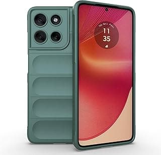 phone case compatible with motorola moto G56 global Magic Shield TPU + Silicone Shockproof Phone cover For motorola moto G56 (Green)