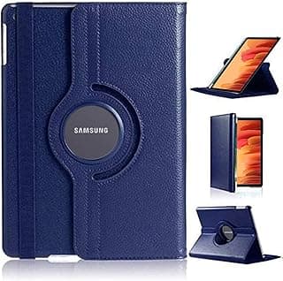 جراب DN-Technology لجهاز Galaxy Tab A7 مقاس 10.4 بوصة - جراب جلد PU ذكي مع ستاند دوار 360 درجة لسامسونج Galaxy Tab A7 2022/2020