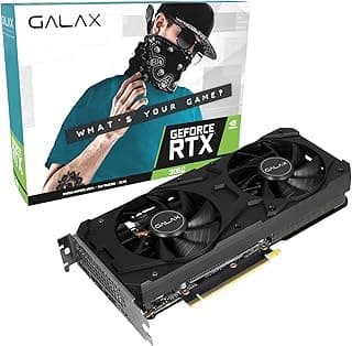 جالاكس بطاقة رسومات جيفورس RTX 3060 بنقرة واحدة او سي 12GB GDDR6 - اسود
