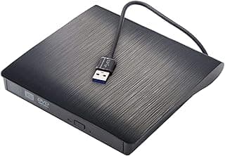 محرك أقراص ضوئي خارجي DVD RW CD بمنفذ USB 3.0 للابتوب والديسكتوب