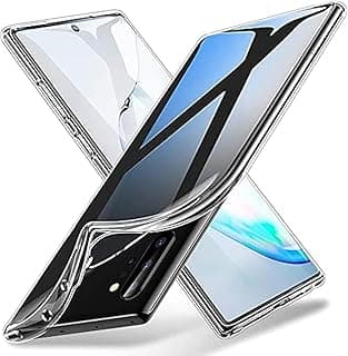 Clear Galaxy Note 10 Case, Transparent Slim Soft Drop Proof TPU Silicone Cover, Crystal Clear (For Samsung Galaxy Note 10)