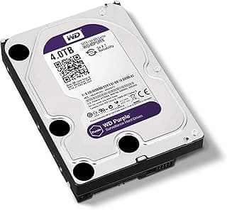 ويسترن ديجيتال قرص صلب 4 تيرابايت داخلي بي سي - WD40PURX، ata