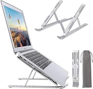 Ergonomic Design All Metal Design Laptop Tablet Stand with Six Adjustable Position Levels