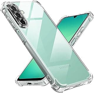 جراب لهاتف سامسونج Galaxy A26 5G، [وسادة هوائية مدمجة] جراب حماية من السيليكون الناعم TPU مقاوم للاصفرار لهاتف سامسونج A26 5G، شفاف