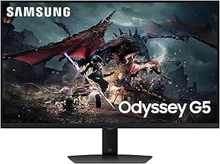 شاشة كمبيوتر العاب سامسونج اوديسي G50D، لوحة IPS سريعة 27 انش، 2K QHD (2560 × 1440)، معدل تحديث 180Hz ووقت استجابة 1 مللي ثانية (GTG)، AMD فري سينك، متوافقة مع جي سينك