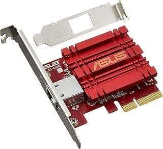 XG-C100C 10G Network Adapter PCI-E x4 Card with Single RJ-45 Port (XG-C100C), Multicolor