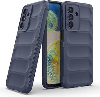 Silicone Case for Samsung Galaxy A26 Heavy Duty Protective Case [Slim Fit] Shockproof Soft Flexible Protective Design Shock-Absorption TPU Cover With Camera Protection (Blue)