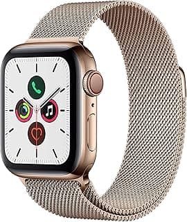 Smart Stuff For Apple Watch SE Size 40mm Light Stainless Steel Milanese Loop Band - Rose