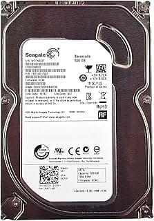 BQTEC Internal Hard Drive HDD for ST500DM002 500GB 7200 RPM SATA III 3.5" 16 MB Cache Refurbished