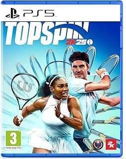 لعبة TopSpin 2K25 لجهاز PS5 + سوار معصم أزرق حصري من امازون