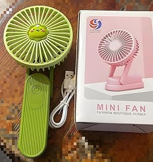 مروحة يد صغيرة محمولة USB، مروحة مكتب ويدوية عالية السرعة، متعددة الألوان