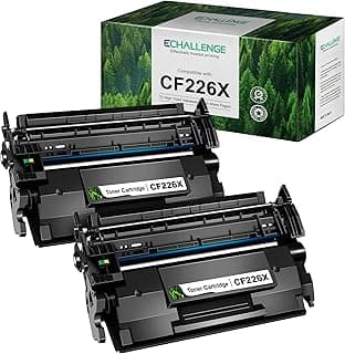 هولينغ خرطوشة حبر 26X CF226X بديلة لخرطوشة حبر اتش بي 26X سوداء عالية الانتاجية 26A CF226A للاستخدام مع ليزر جيت برو MFP M426fdw M402n M402dn M426fdn M402dw (عبوة من قطعتين)