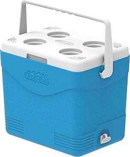 صندوق تبريد بلاستيك للنزهات كوزموبلاست Keep Cold 24 لتر - أزرق