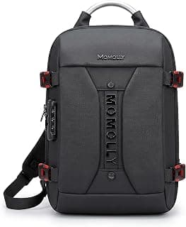 MOMOLLY Premium Anti-Theft Laptop Backpack 15.6", Travel | Structured protective shell Water-Resistant Exterior Multiple Storage Travel Design Comfortable all-day carry ideal for work