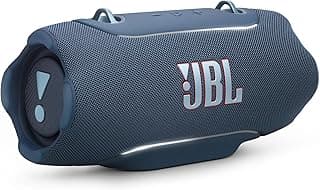 JBL Xtreme 5 Portable Bluetooth Speaker with JBL Pro Sound and Convenient Shoulder Strap, IP68 Waterproof, Built-In Power Bank, Blue
