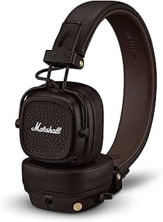 Major V Bluetooth Wireless Headphones, 100 Hours playtime - Brown