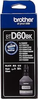 حبر أسود طراز BTD60BK بسعة 6500 صفحة من برازر، متوافق مع DCP-T510W / DCP-T710W / MFC-T910DW