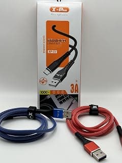 XP 51 Braided Type-C USB Charging and Data Sync Cable, Durable Mobile Wire - كابل شحن وداتا يو اس بي تايب سي قماش