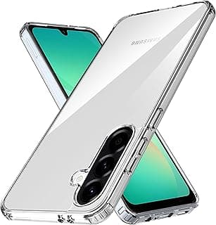 جراب شفاف لهاتف سامسونج Galaxy A26 5G، مقاوم للاصفرار، حماية عسكرية من الصدمات، نحيف جداً