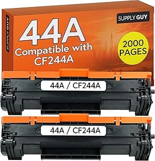 Supply Guy 44A CF244A Toner Black Compatible with HP 44A CF244A for Laserjet Pro M15W M15A Laserjet MFP M28w M28a Printer Multipack Laser Printer M15 M28 Cartridges (2 Toner Cartridges)