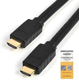 ستار تيك كابل HDMI 2.0 عالي السرعة مع إيثرنت - 5 متر - 3D Ultra HD 4K 60Hz - كابل HDMI ذكر إلى ذكر (HDMM5MP)
