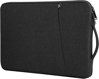 Laptop Sleeve Shock and Water Resistant Carrying Case for 15.6in Notebooks Ultrabooks MacBook Pro 16in/14in Briefcase Bag (Black)