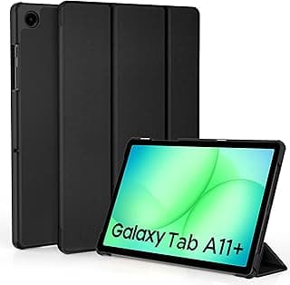 ايزي اك جراب متوافق مع سامسونج جالكسي تاب A11+ / A11 بلس 11 انش 2025 SM-X236B/SM-X230، اسود