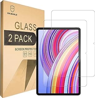 اسكرينة حماية متوافقة مع شاومي Redmi Pad Pro مقاس 12.1 بوصة [زجاج مقوى] [عبوة من قطعتين] [زجاج ياباني بصلابة 9H]