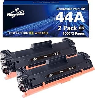 44A Toner Cartridge (Co-Chip) Compatible with HP 44A CF244A Toner Black for LaserJet Pro M15a M15w M15 M16 MFP M28a M28w M28 M29 Printers (Standard, Pack of 2)