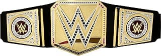 حزام بطولة WWE، إكسسوار تنكري لبطولة WWE Universal، حزام شبيه بالجلد قابل للارتداء بطول أكثر من 3 قدم مع تعديل لمرة واحدة