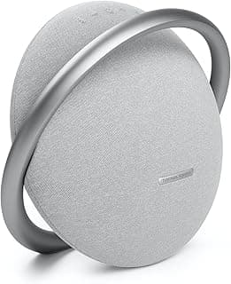 Onyx Studio 7 Portable Stereo Bluetooth Speaker with 8 Hours Playtime and Wireless Dual Sound (Grey)