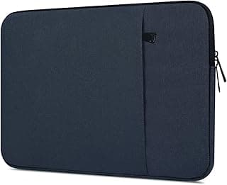 شنطة لابتوب مقاس 15.6 بوصة لأجهزة اتش بي Envy X360/Pavilion 15، اتش بي Victus 15.6، لينوفو IdeaPad 15، ديل Inspiron/Latitude 15، ايسر Aspire 15، اسوس ZenBook، مقاومة للماء (كحلي)