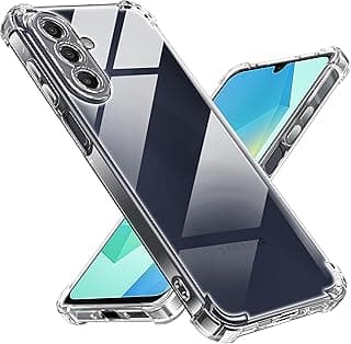 جراب لسامسونج Galaxy A17 5G، [وسادة هوائية مدمجة] جراب TPU ناعم مضاد للاصفرار، شفاف