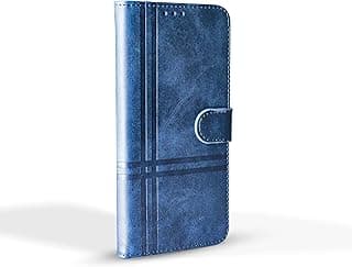 For Samsung Galaxy S20 Two-line design Flip Leather Wallet Card Slot Case with Kickstand, Strap Magnetic Closure,Included Internal Tpu Silicone Case, Compatible to Samsung Galaxy S20 (6.2")(Blue)