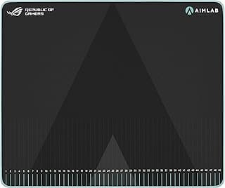ماوس باد جيمنج ROG Hone Ace Aim Lab Edition، مقاس 508 × 420 × 3 مم، حجم كبير، ناعمة، خامة قماش هجينة، قاعدة مطاطية غير قابلة للانزلاق، للألعاب والرياضات الإلكترونية، أسود