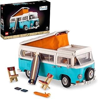 مجموعة بناء ليجو Volkswagen T2 Camper Van 10279؛ نموذج كلاسيكي للعرض (2,207 قطعة)
